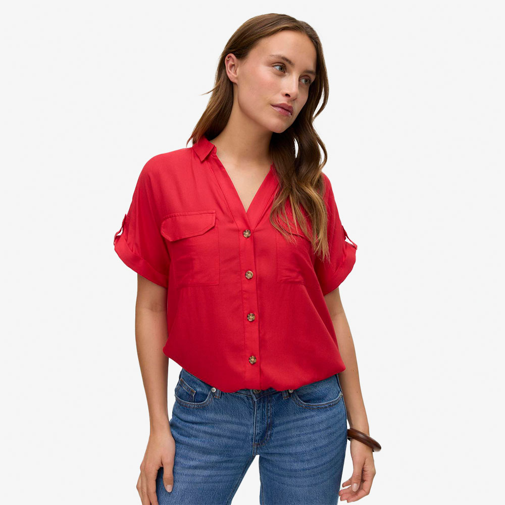 Camisa VMBUMPY Veromoda Red 3