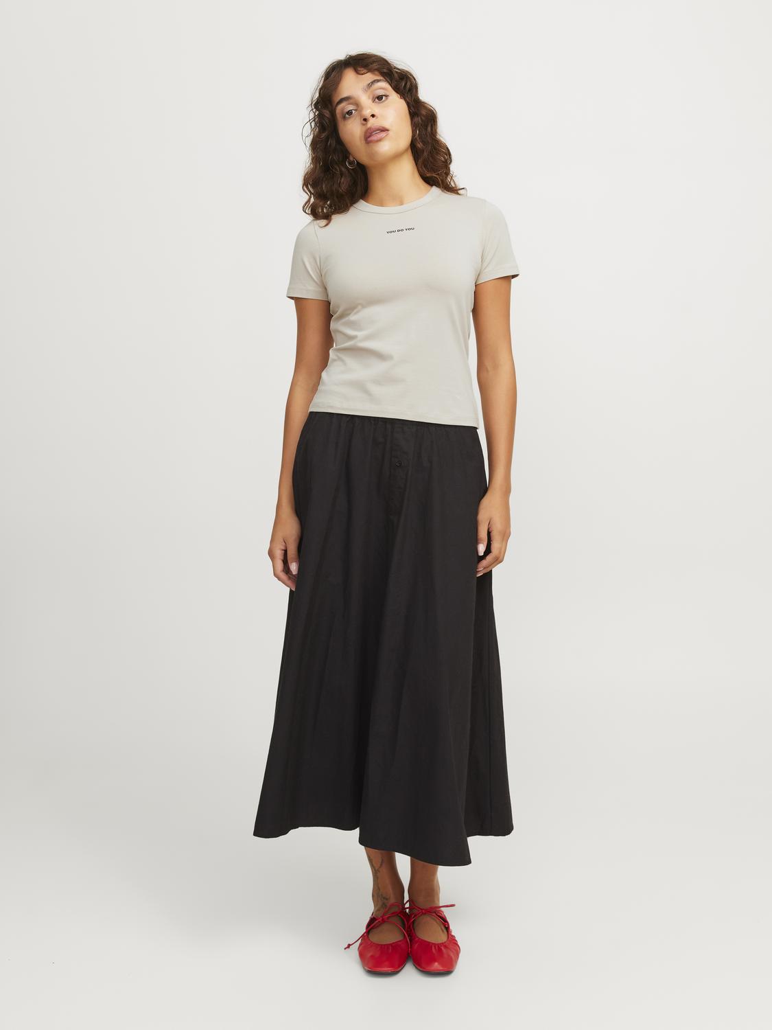 T-shirt JXGIGI JJXX Feather Gray 2