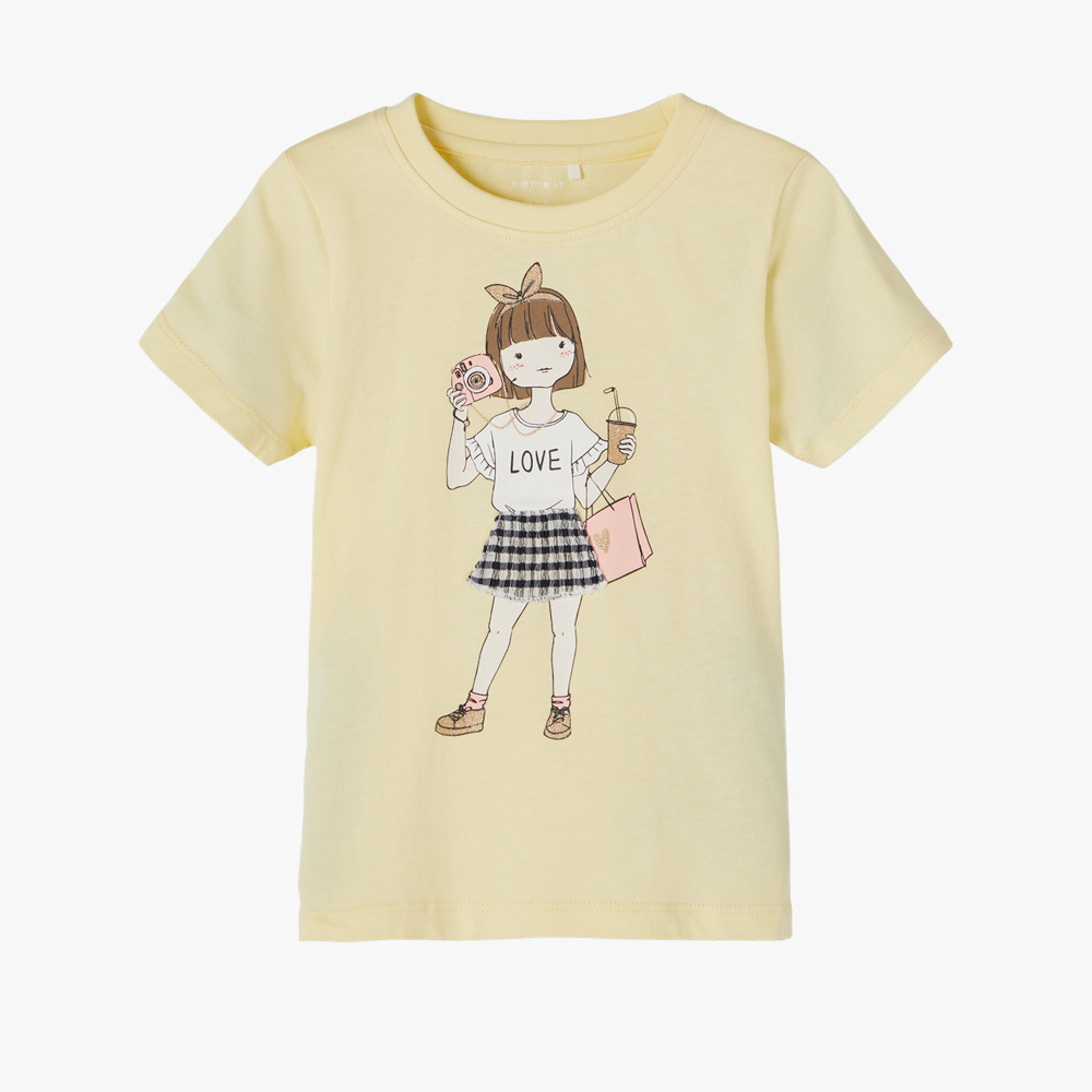 T-shirt NMFDELIAH Name It Double Cream 0