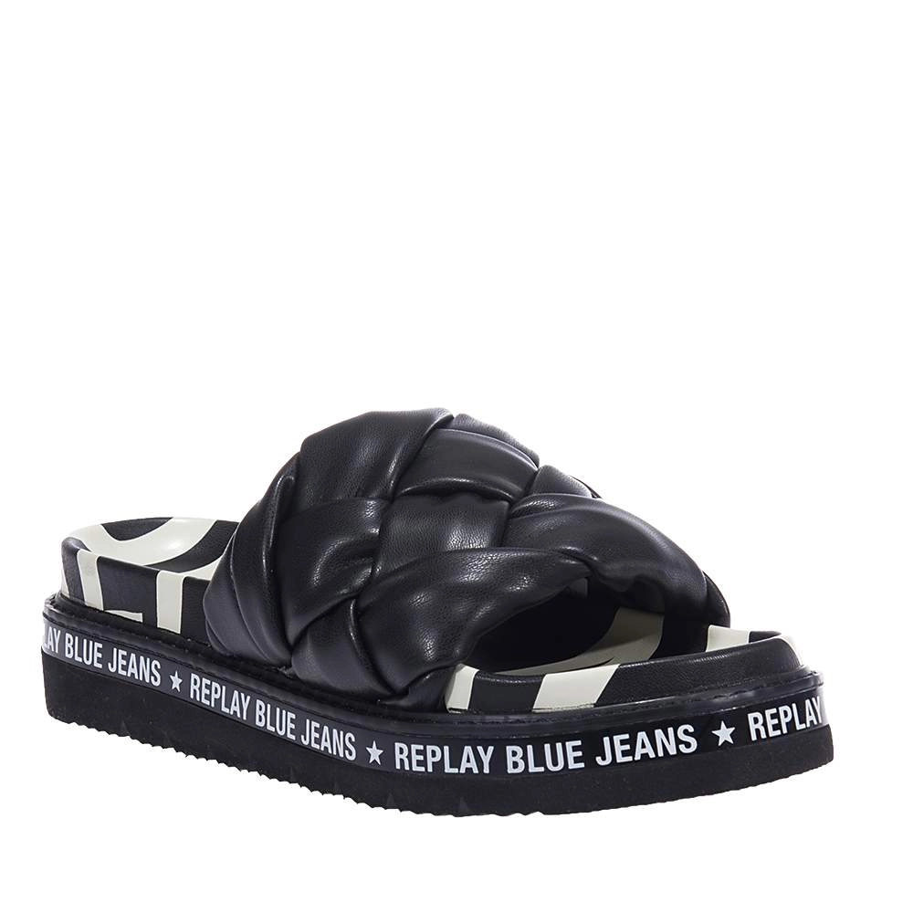 Chinelo MUDDY BRAID Replay Black 2