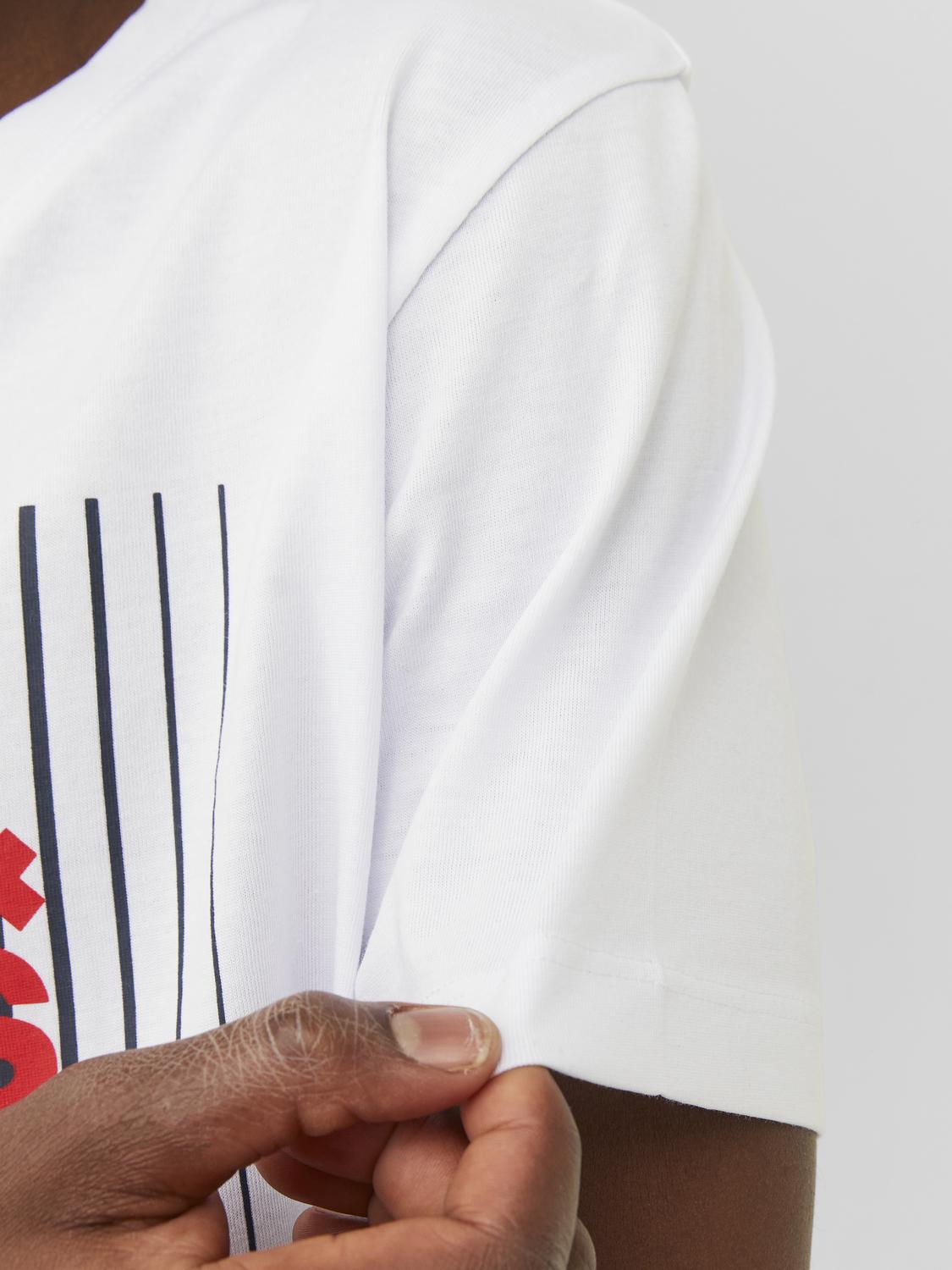 T-shirt JJECORP Jack&Jones Mini White 2