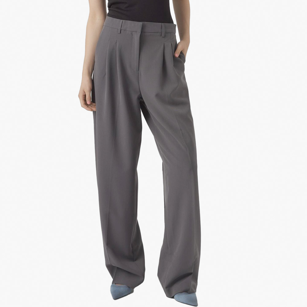 Calça VMTROIAN Veromoda Grey Pinstripe