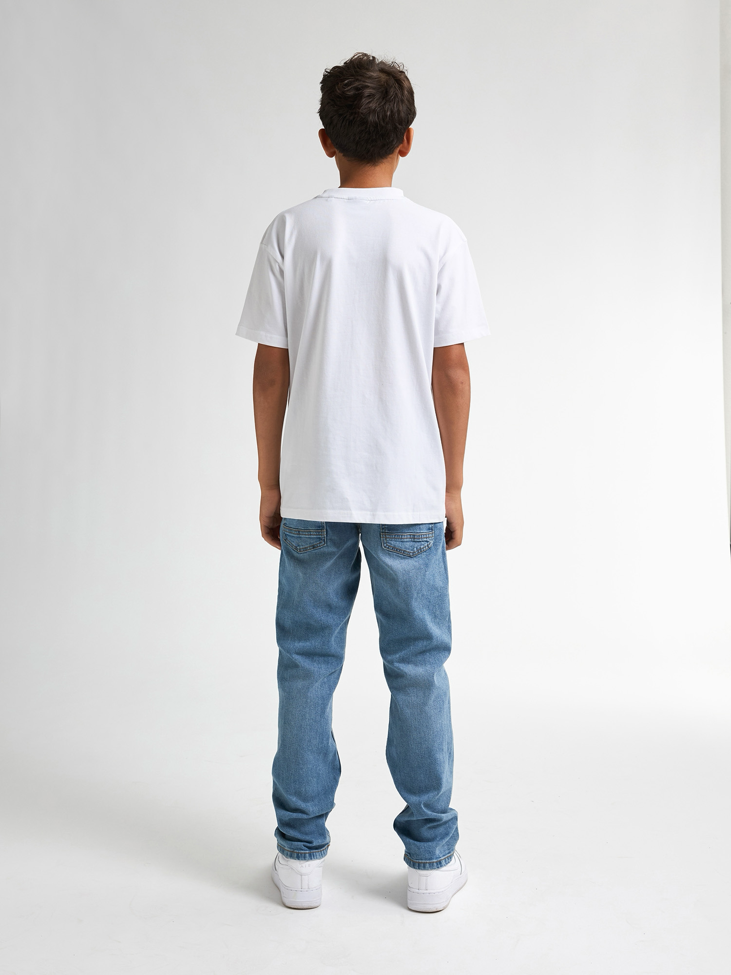 T-shirt B-1050 Petrol White 2