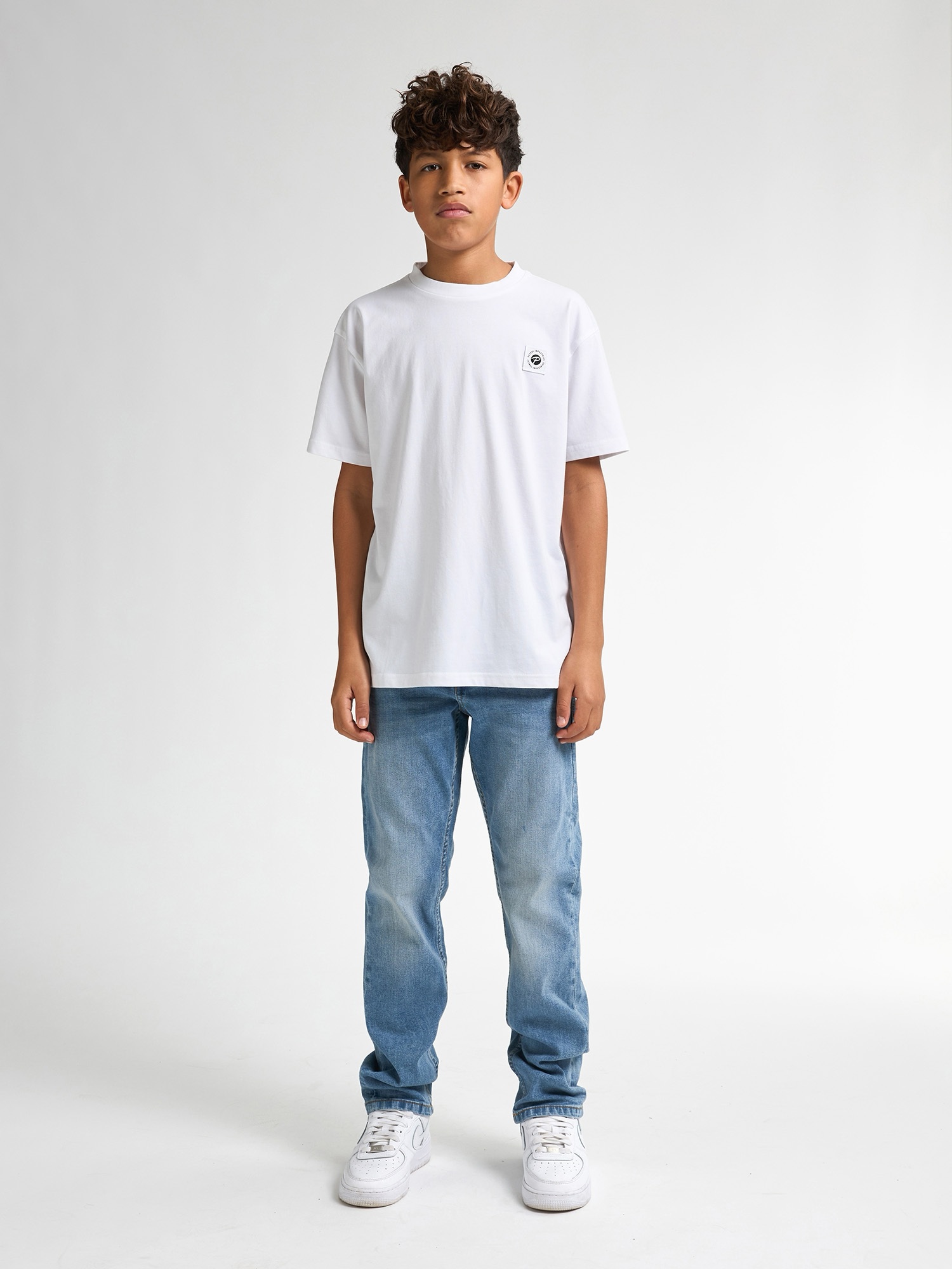 T-shirt B-1050 Petrol White 1