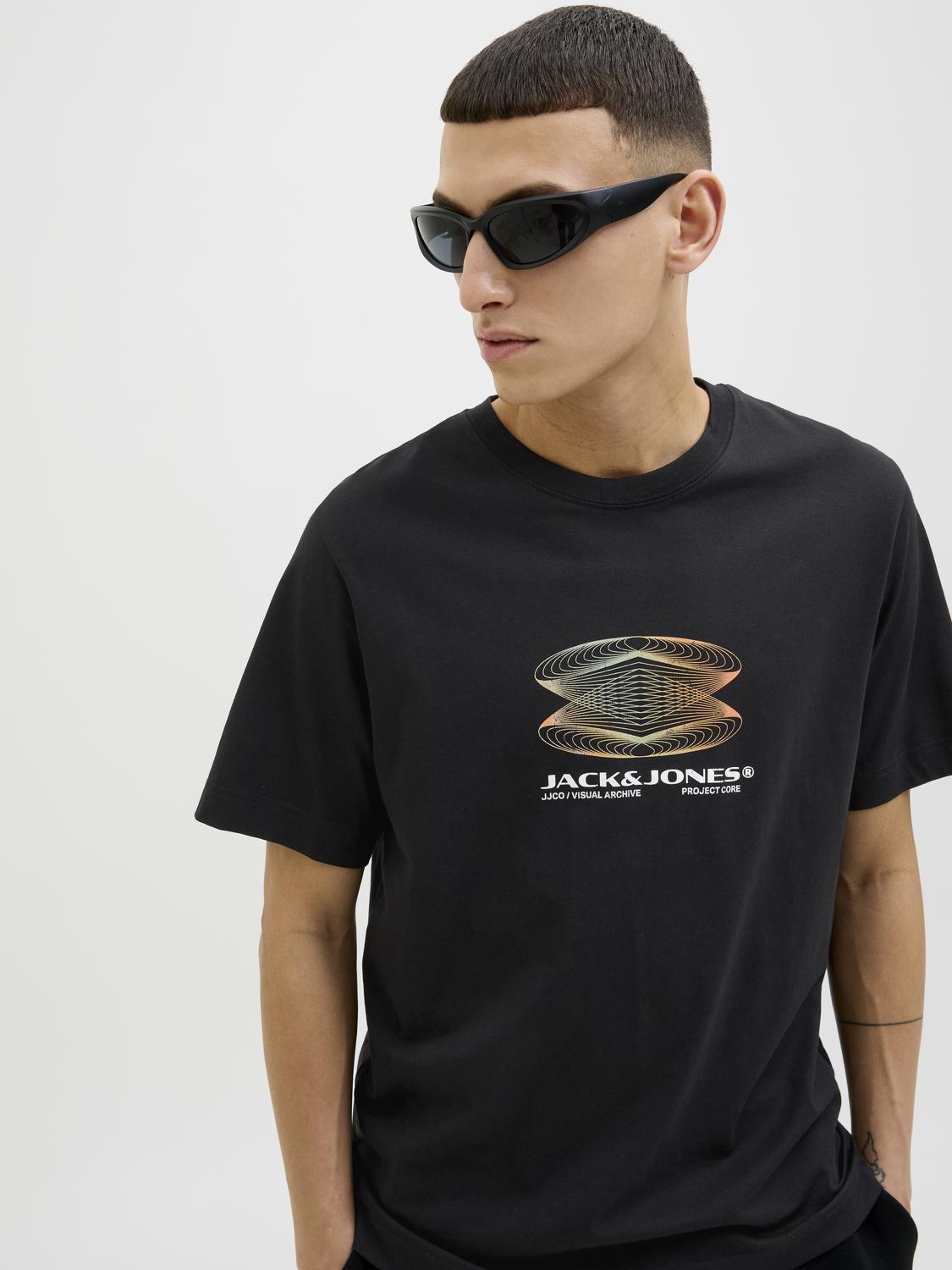 T-shirt JCOALMA Jack&Jones Black 1