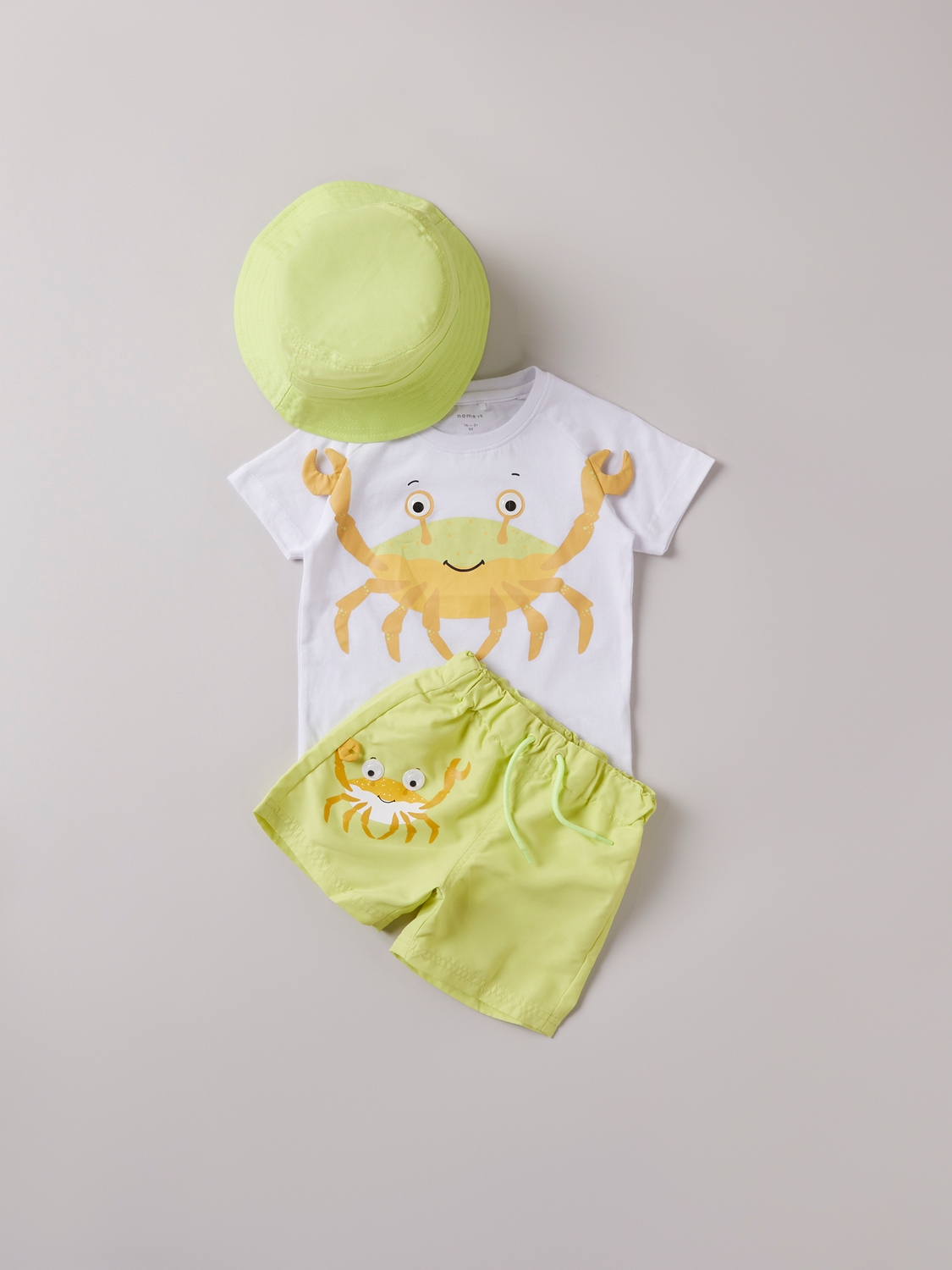 Calções NMMZAC Name It Sunny Lime 1