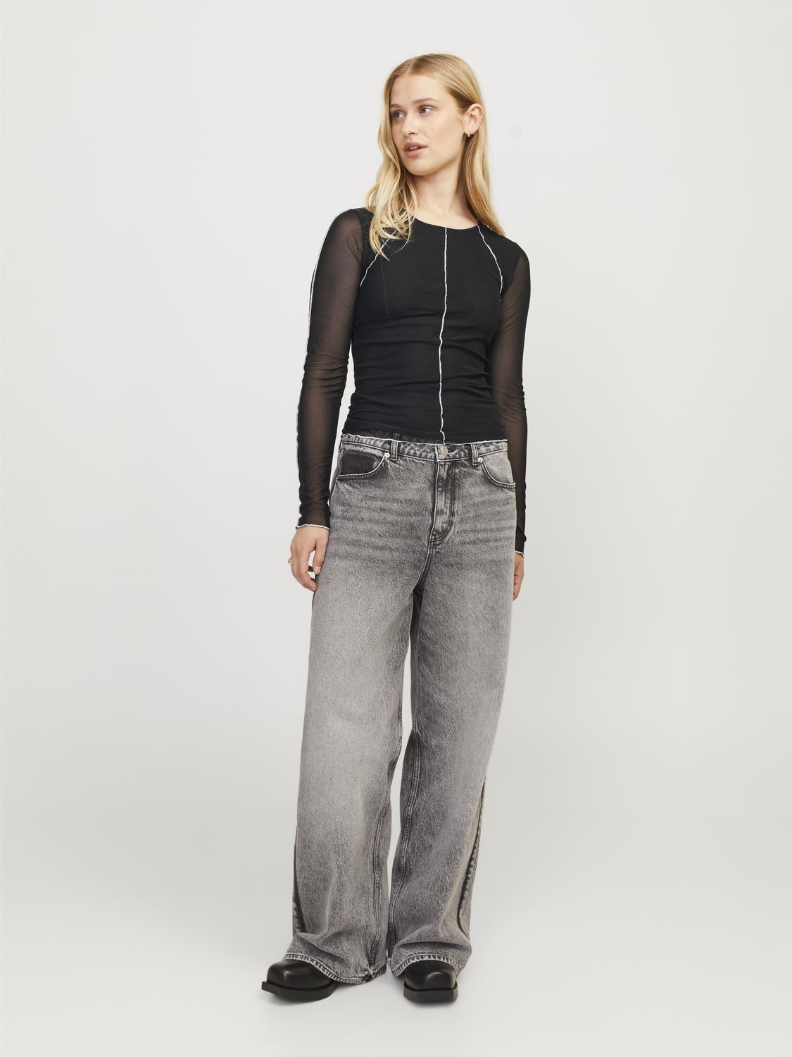 Top JXBEE JJXX Black White 1