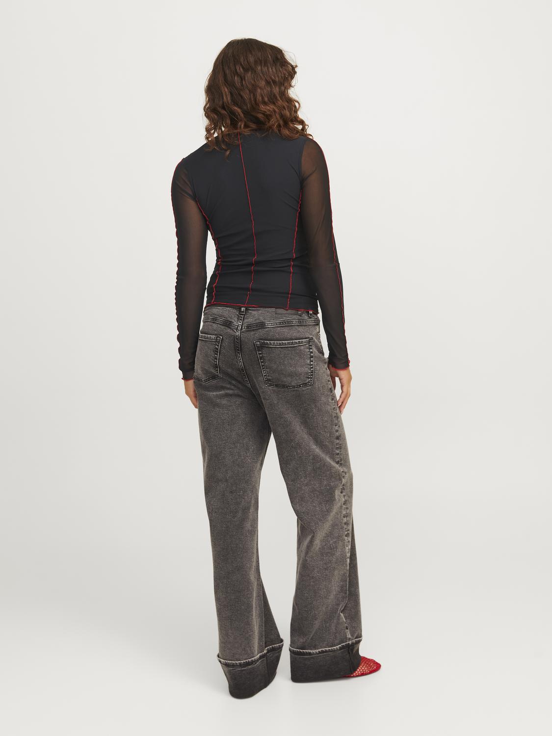 Top JXBEE JJXX Black Red 2