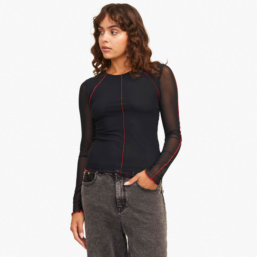 Top JXBEE JJXX Black Red 4