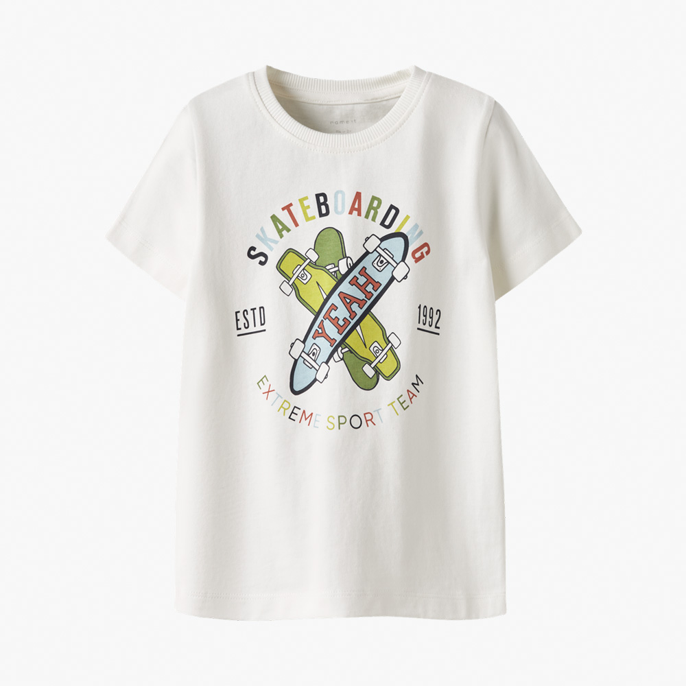 T-shirt NMMKARLTON Name It Coconut Milk 0