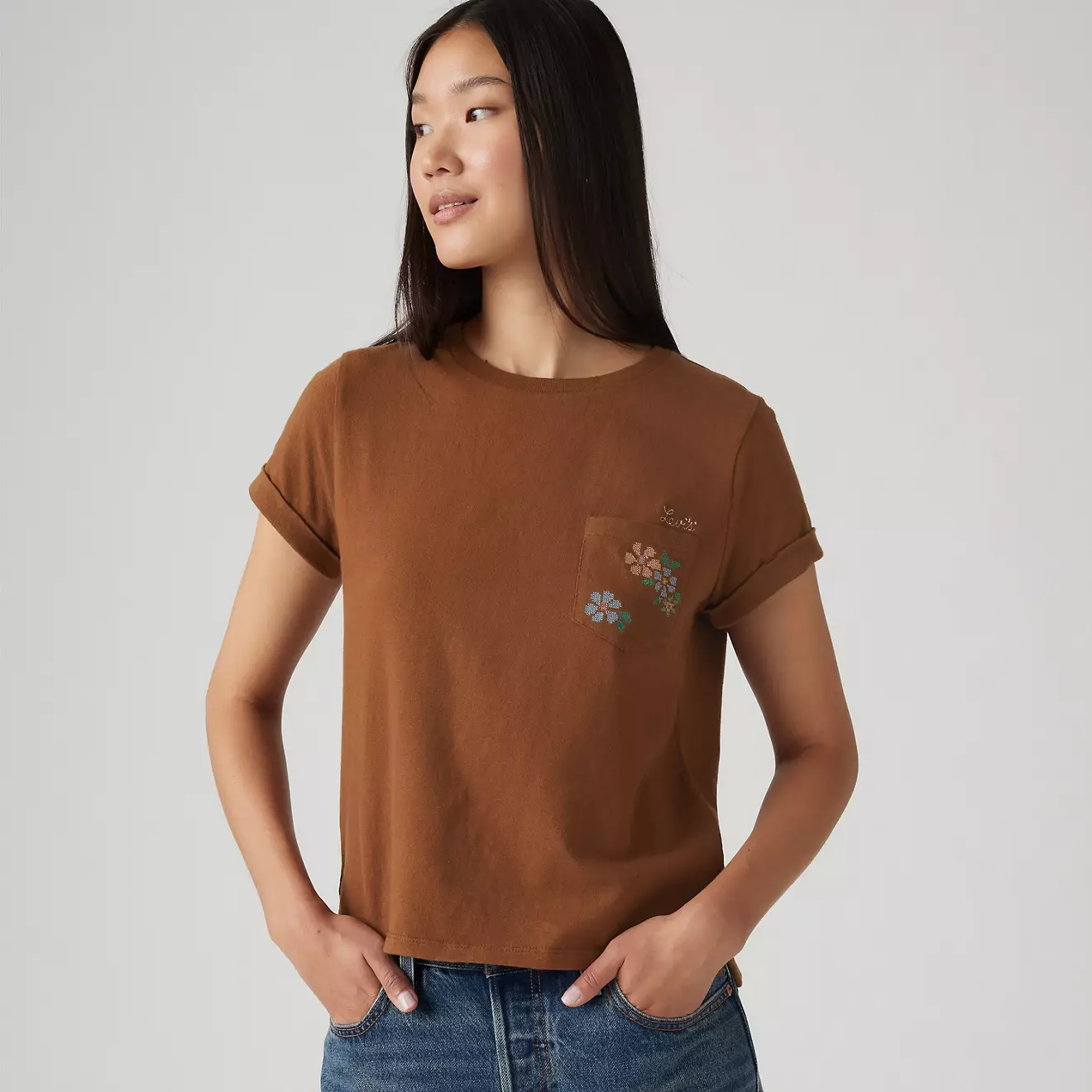 T-shirt GRAPHIC MARGOT Levi's Brown 1