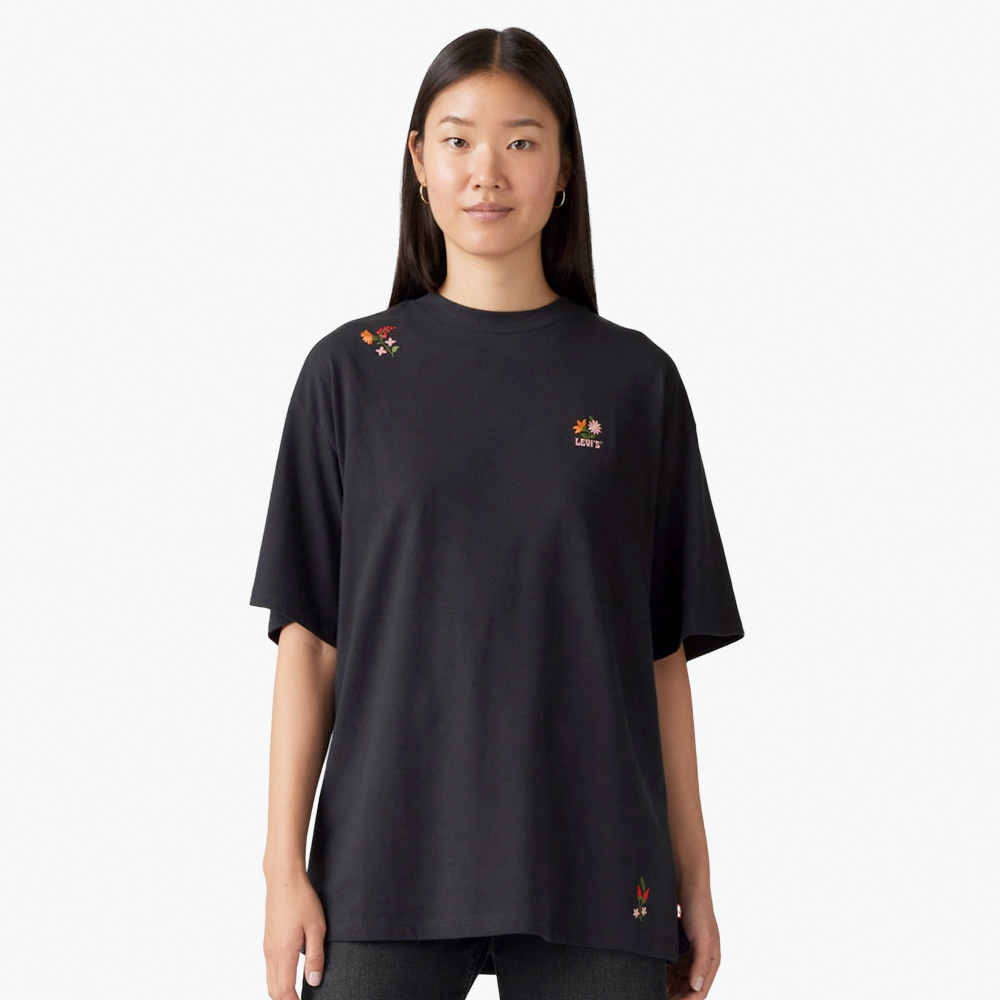 T-shirt GRAPHIC SHORT Levi's Flower Anthracite 4