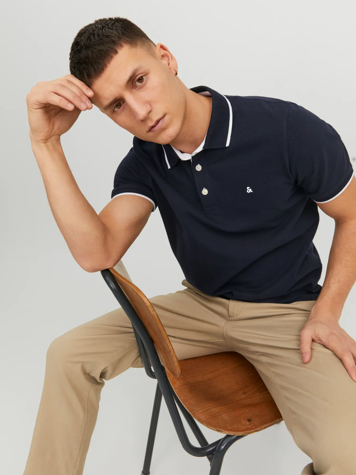 Pólo JJEPAULOS Jack&Jones Navy Blazer 1