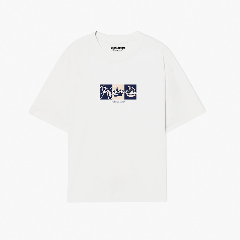 T-shirt JORCANGGU Jack&Jones Júnior Bright White 0