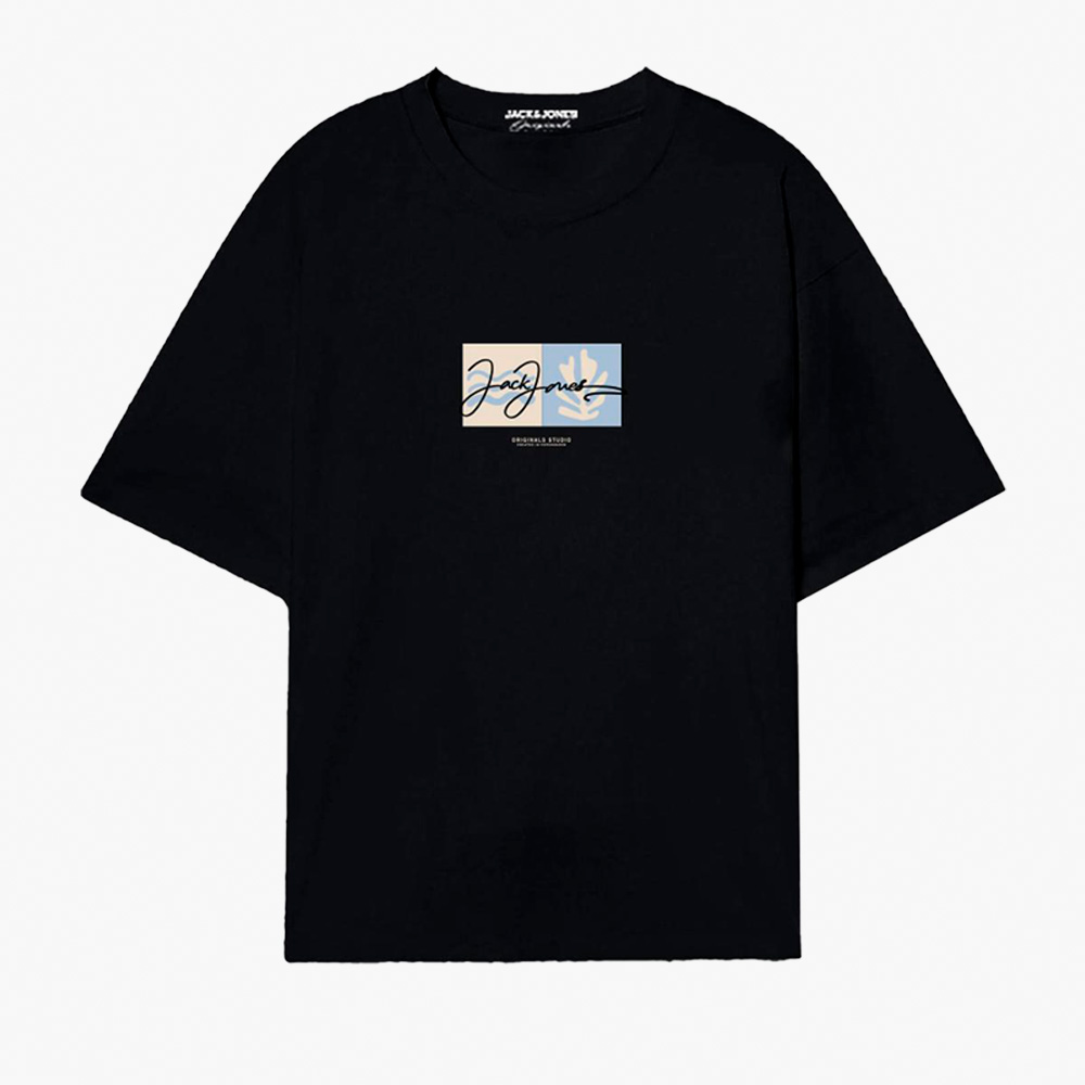 T-shirt JORCANGGU Jack&Jones Júnior Black 0