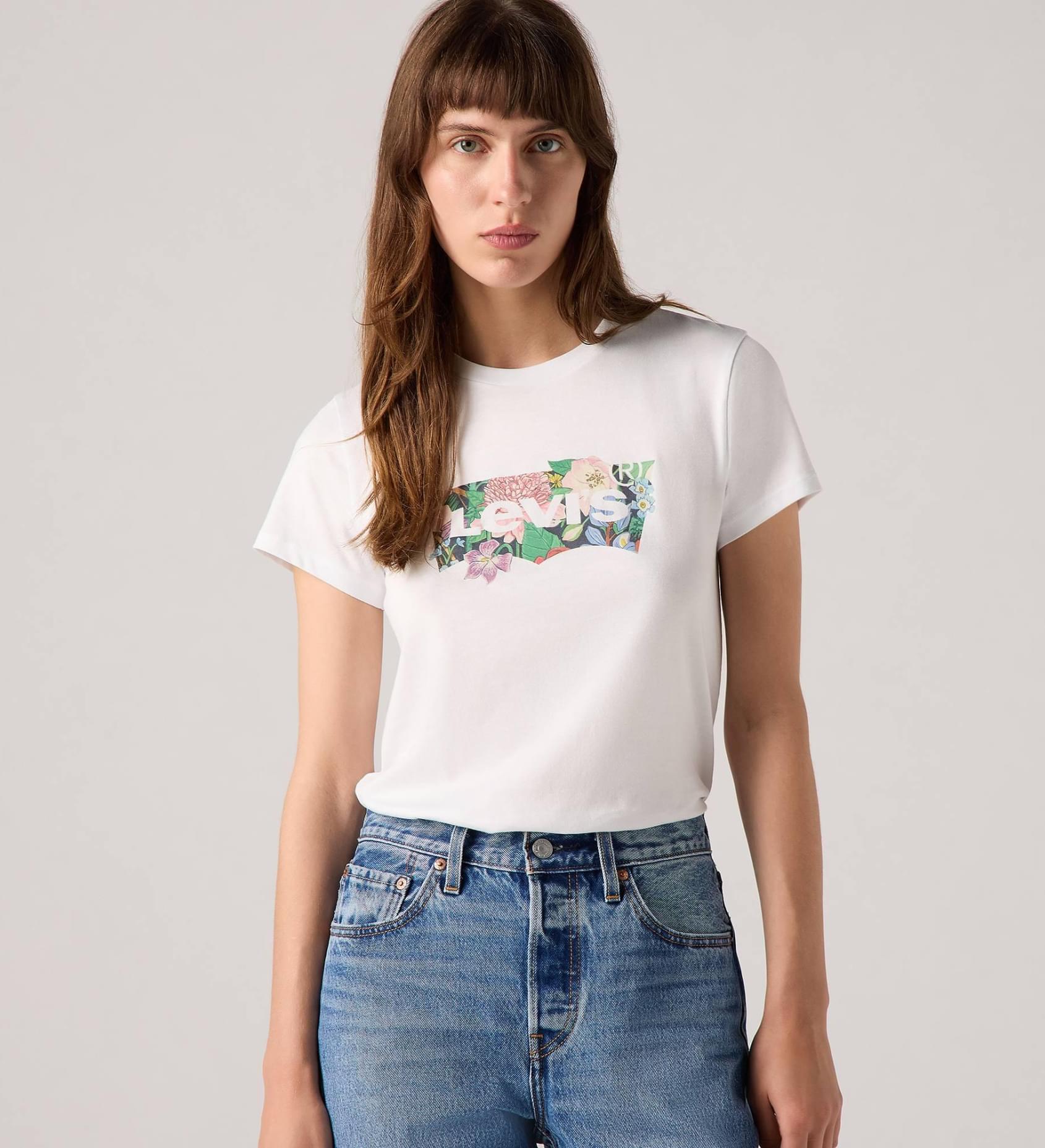 T-shirt PERFECT TEE Levi's Dahlia White 0