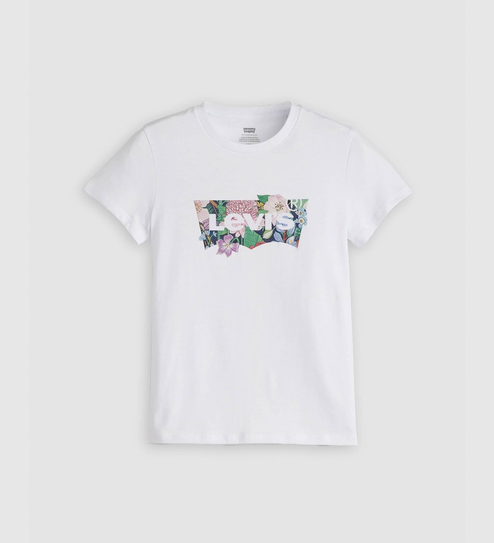 T-shirt PERFECT TEE Levi's Dahlia White 4