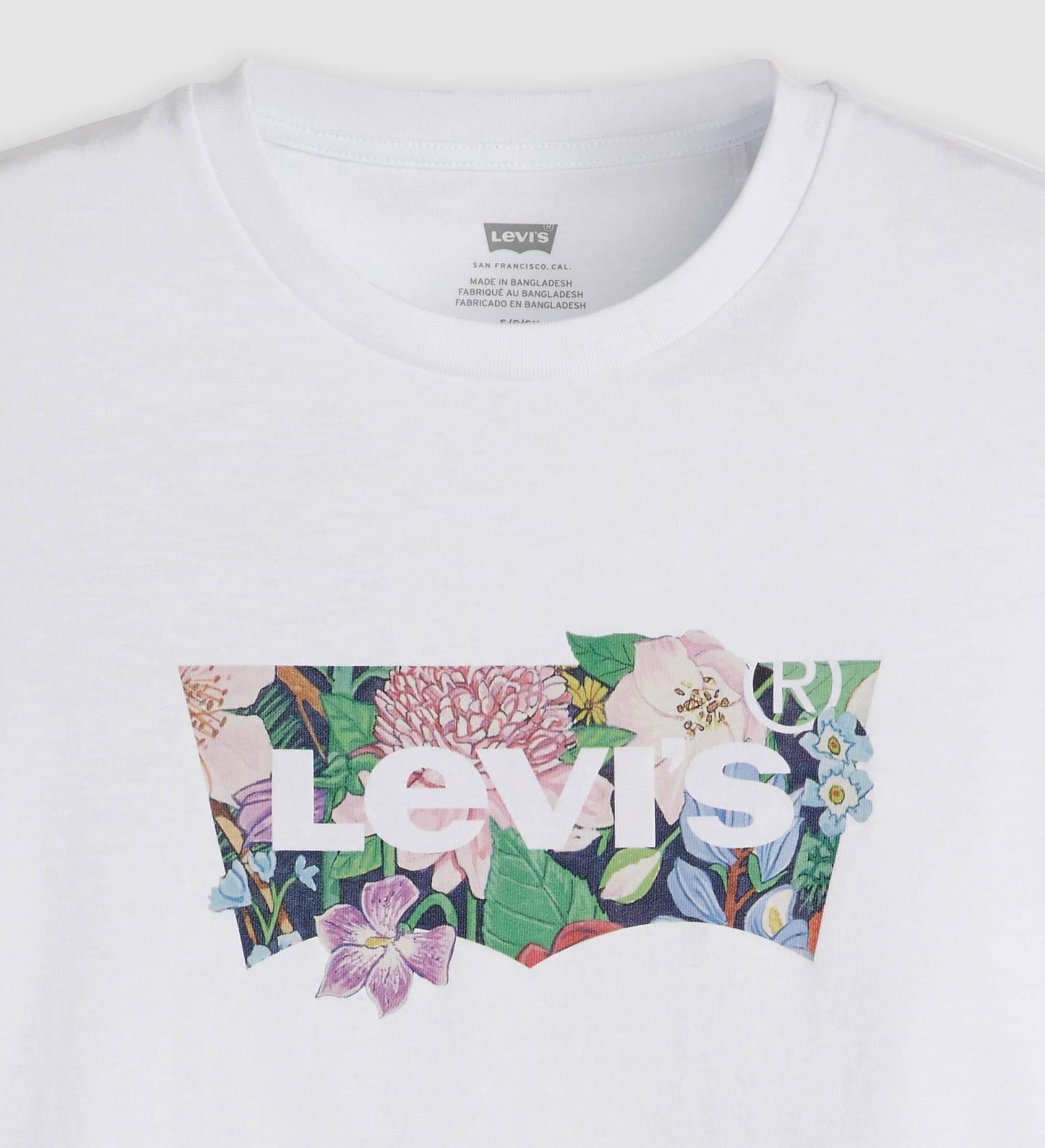 T-shirt PERFECT TEE Levi's Dahlia White 3