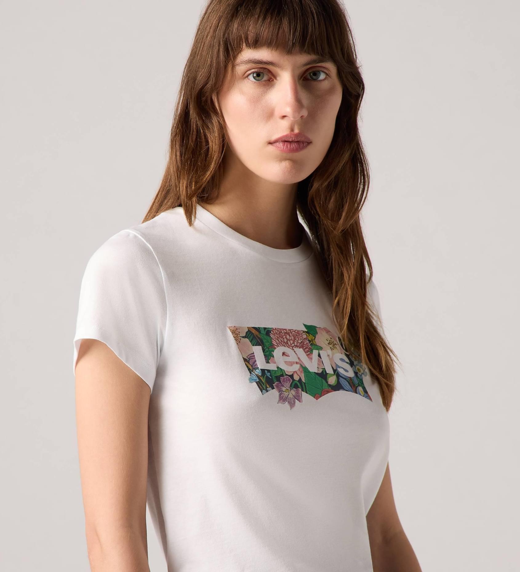 T-shirt PERFECT TEE Levi's Dahlia White 1