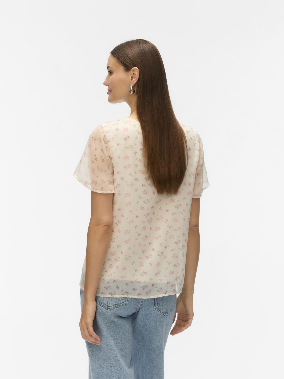 Top VMSMILLA Veromoda Bright White Josefine 3