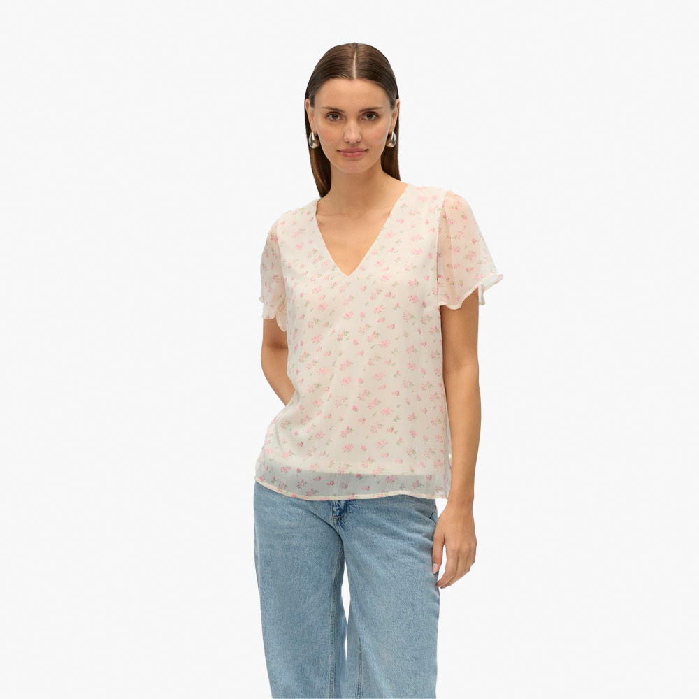 Top VMSMILLA Veromoda Bright White Josefine 5