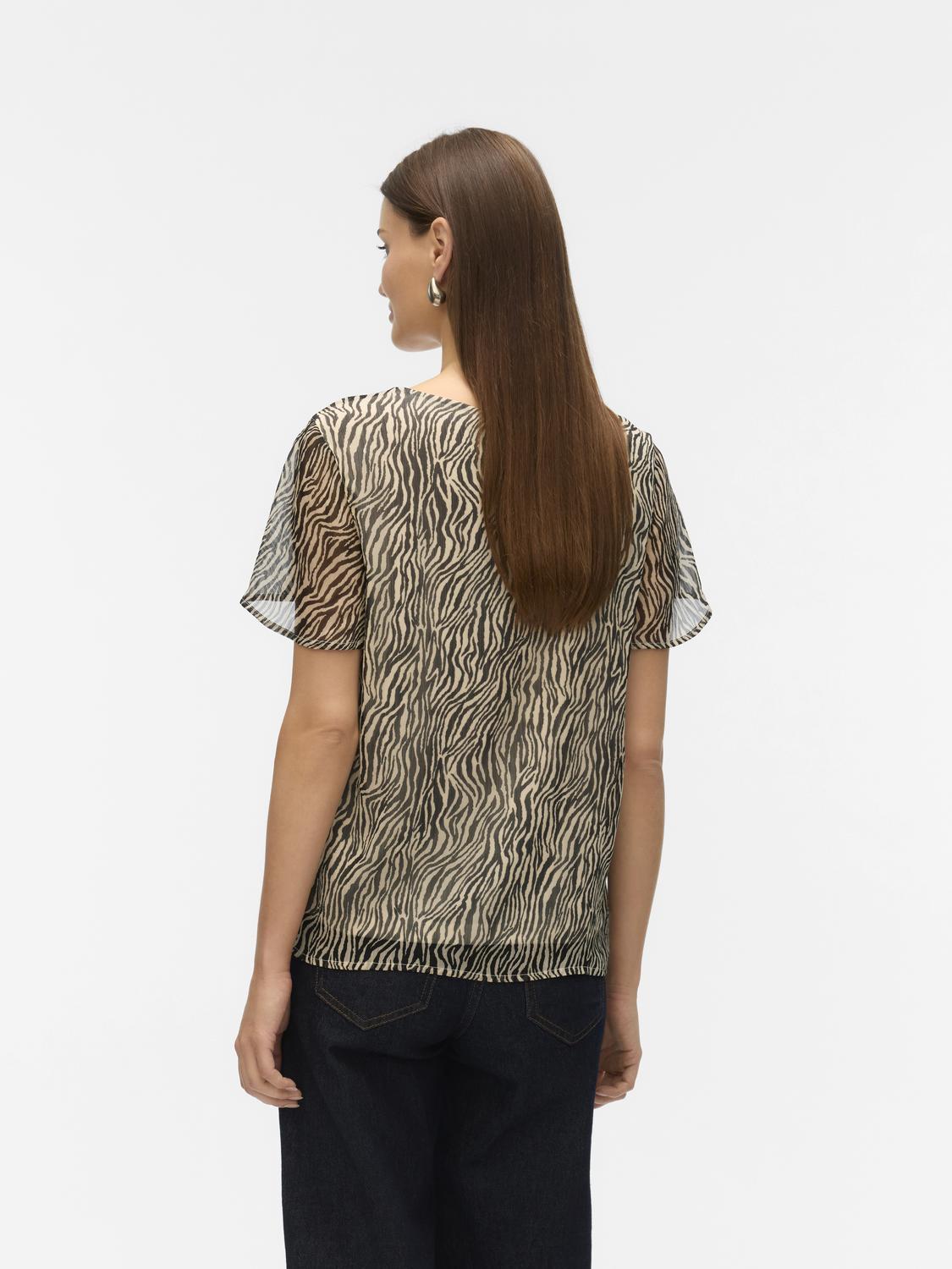 Top VMSMILLA Veromoda Snow White Zebra 3