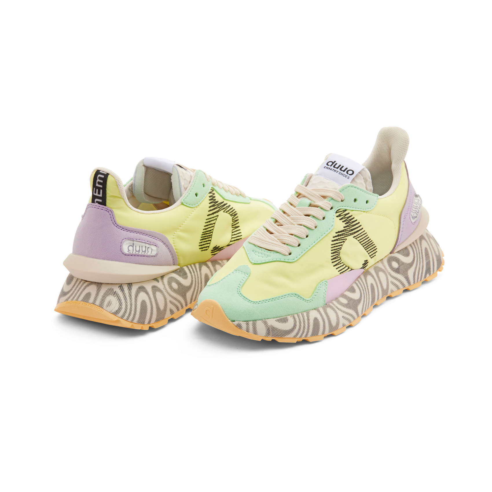 Sapatilha SENSEI MOON Duuo Amarillo 1