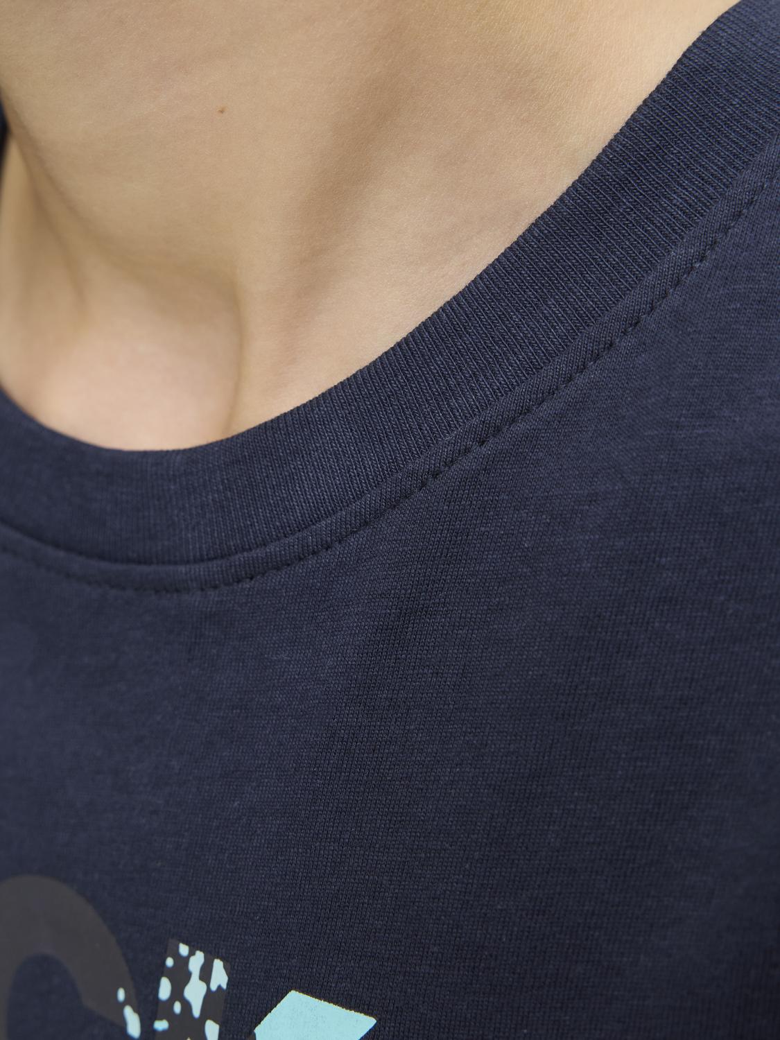 T-shirt JJEBRYAN Jack&Jones Júnior Sky Captain Splash 3