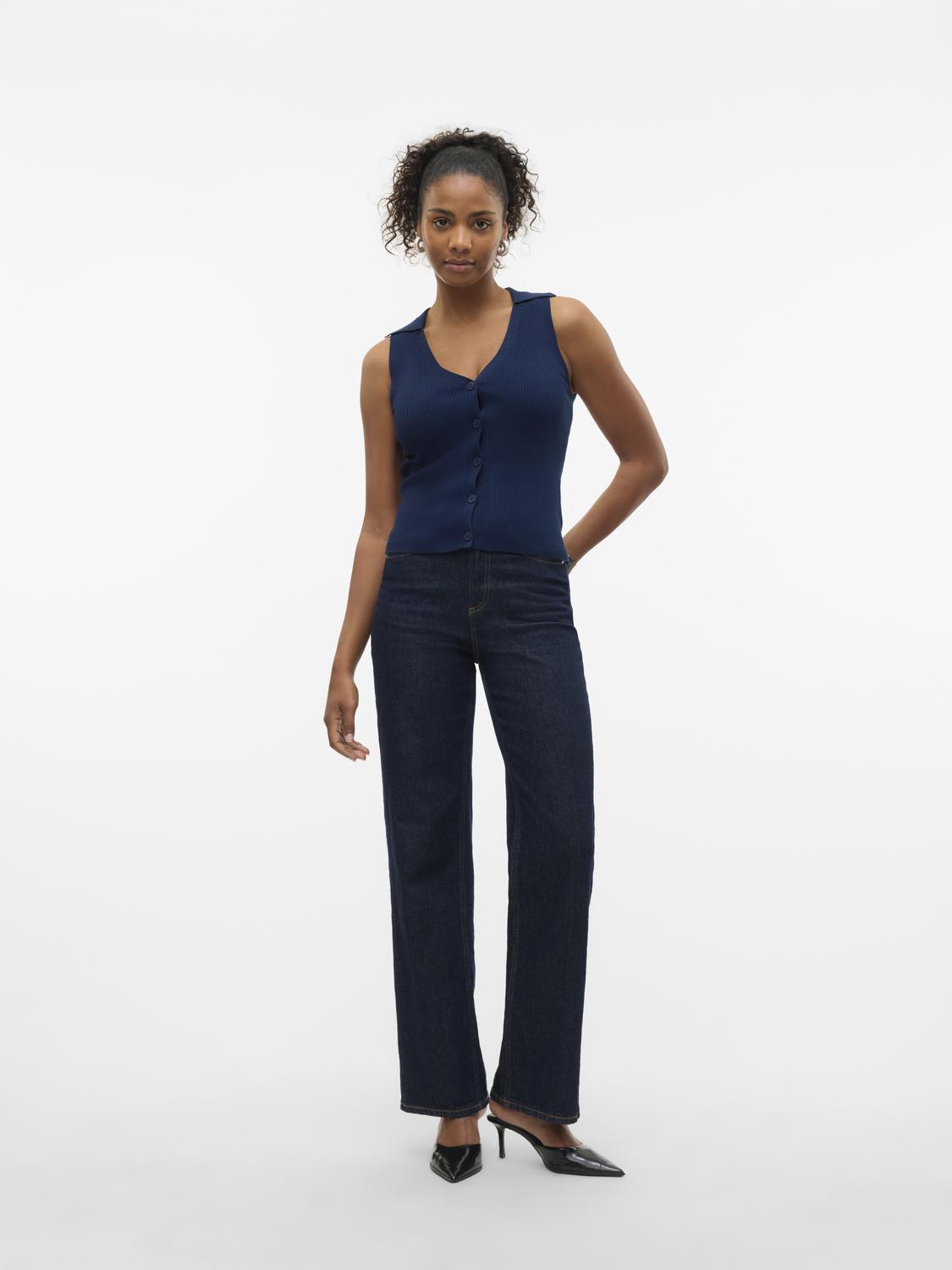 Top VMWILLOW Veromoda Navy Blazer 3