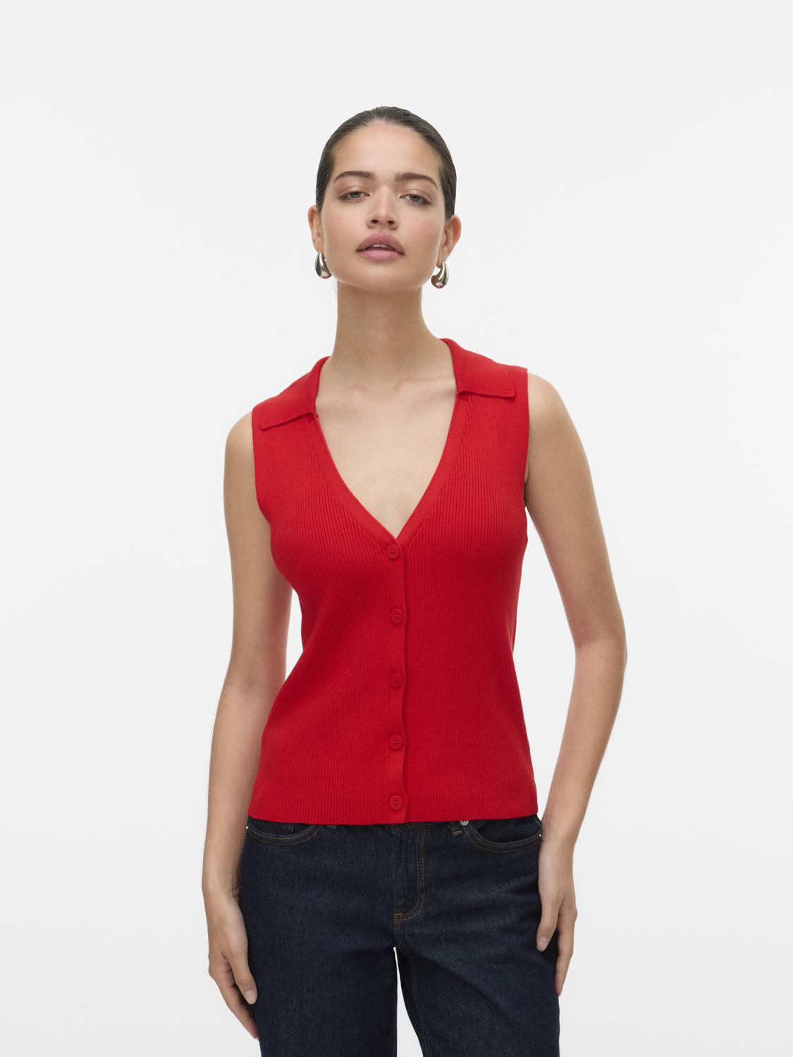 Top VMWILLOW Veromoda Fiery Red 2