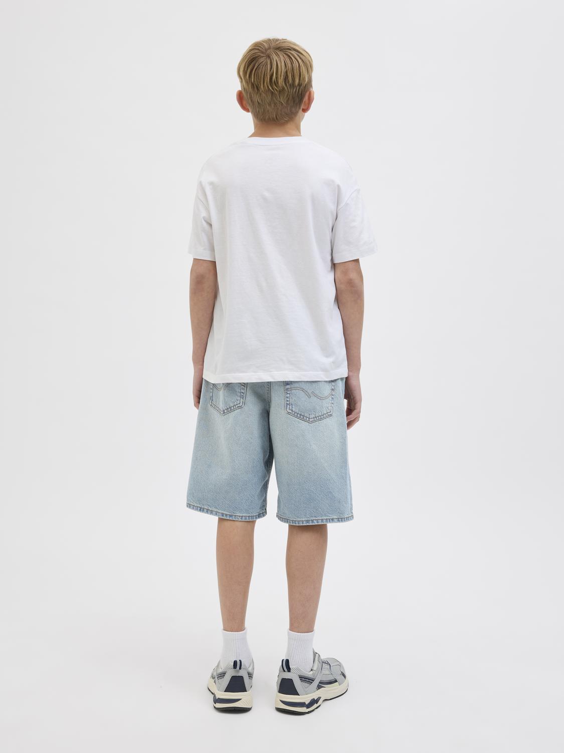 Calções JJIALEX Jack&Jones Júnior Blue3 5