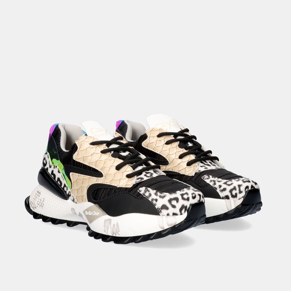 Sapatilha Exé D190608-17 Snake Black 2