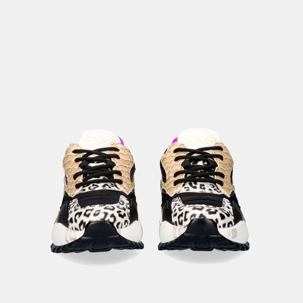 Sapatilha Exé D190608-17 Snake Black 3