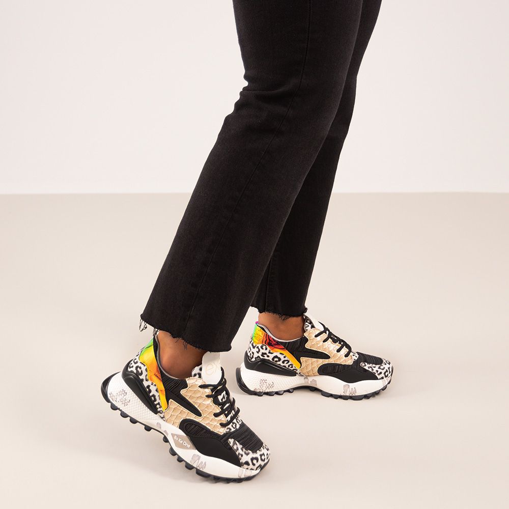 Sapatilha Exé D190608-17 Snake Black 1