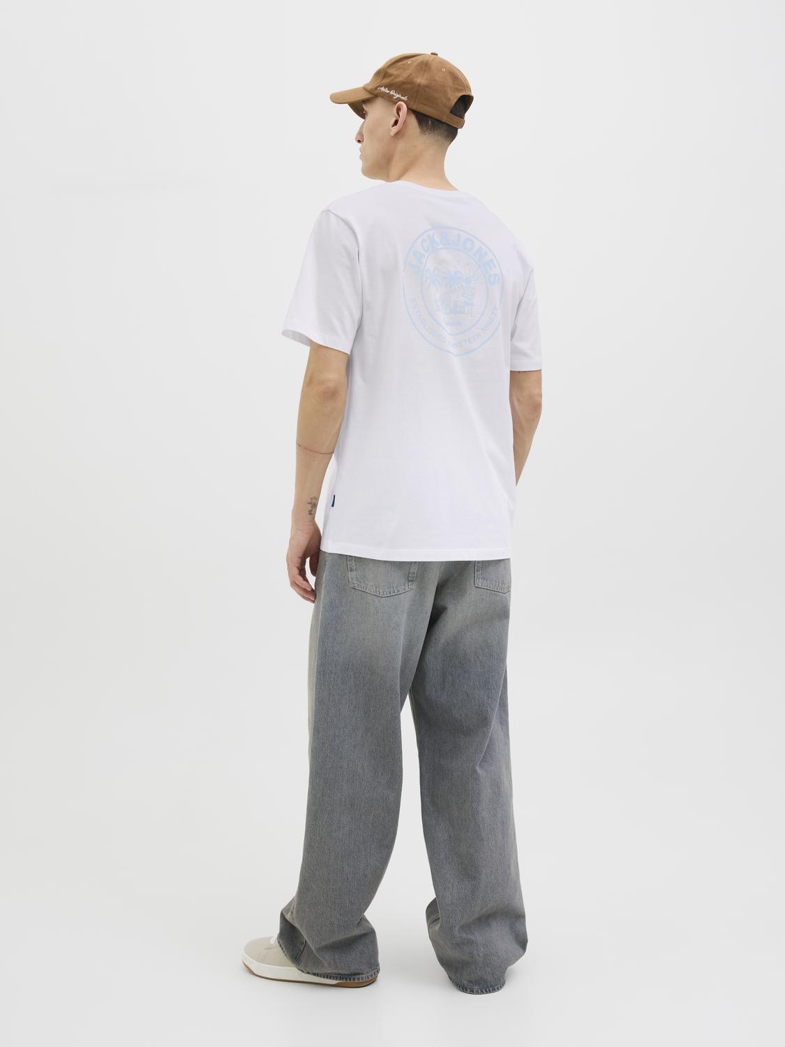 T-shirt JORCIRCLE Jack&Jones Bright White 5