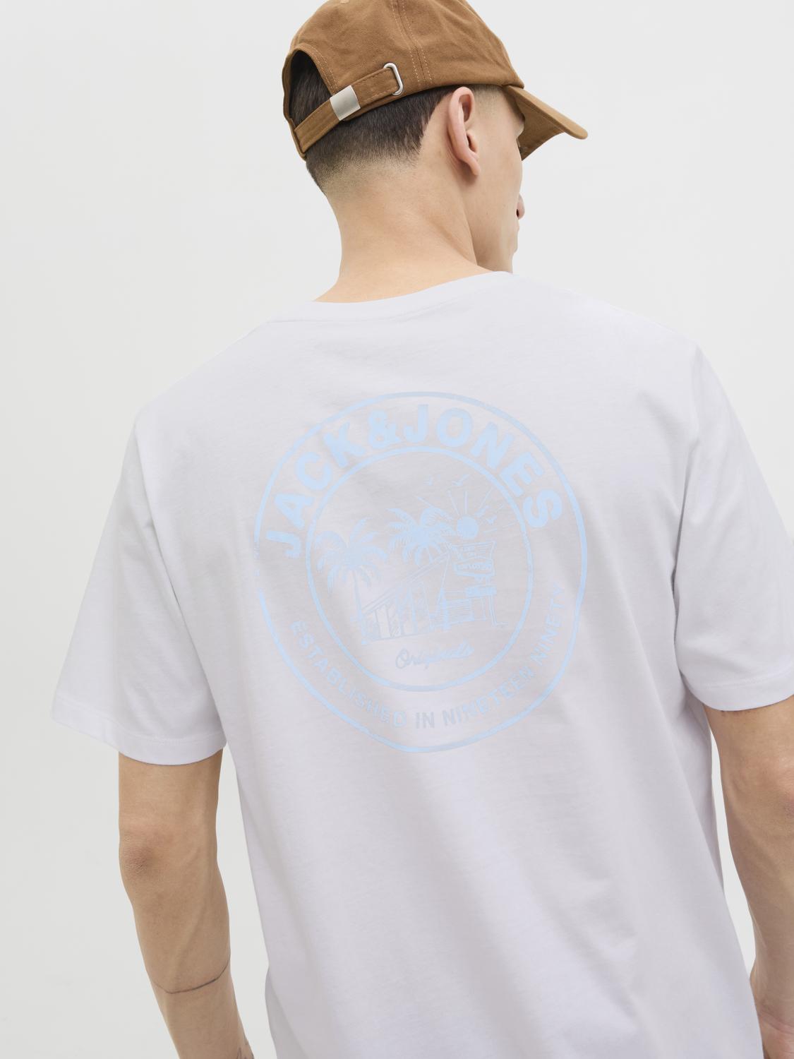 T-shirt JORCIRCLE Jack&Jones Bright White 1