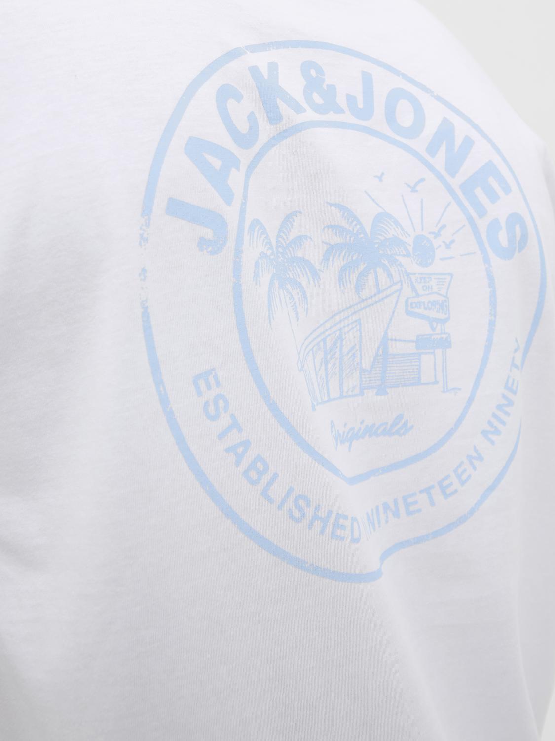 T-shirt JORCIRCLE Jack&Jones Bright White 2