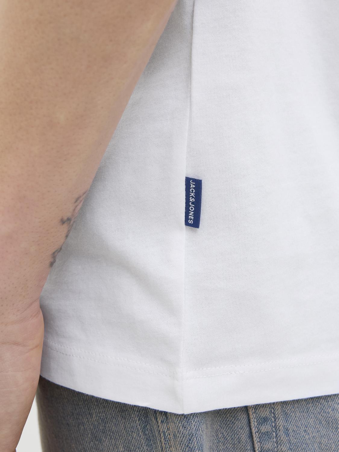 T-shirt JORCIRCLE Jack&Jones Bright White 3