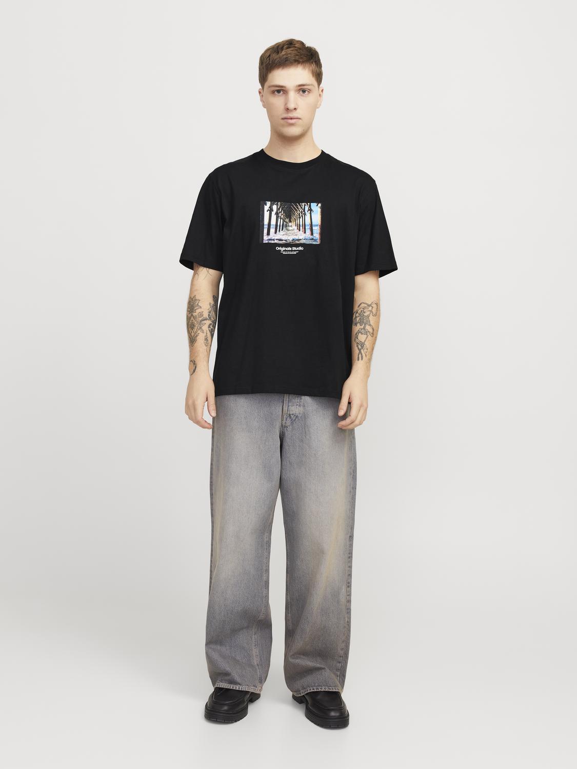 T-shirt JORVESTEBRO Jack&Jones Black 4