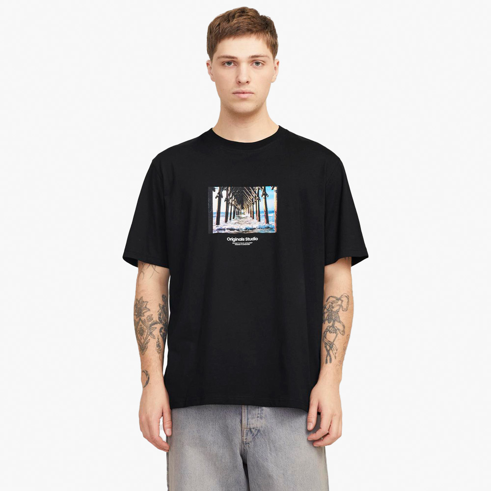 T-shirt JORVESTEBRO Jack&Jones Black 0