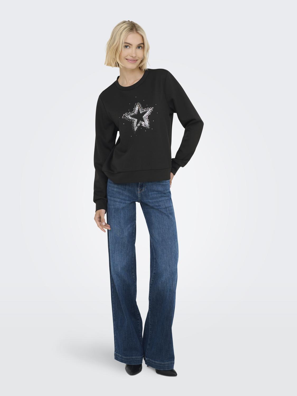 Sweatshirt ONLMARCY Only Black 3