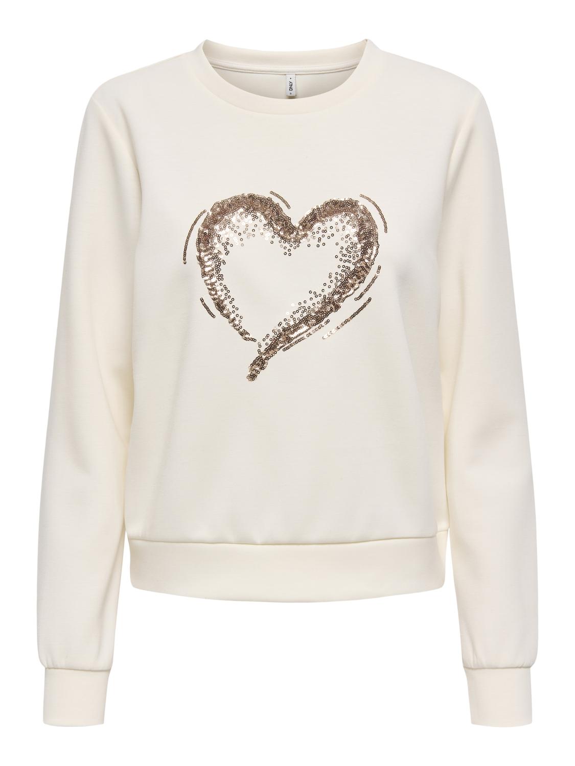 Sweatshirt ONLMARCY Only Cloud Dancer 2