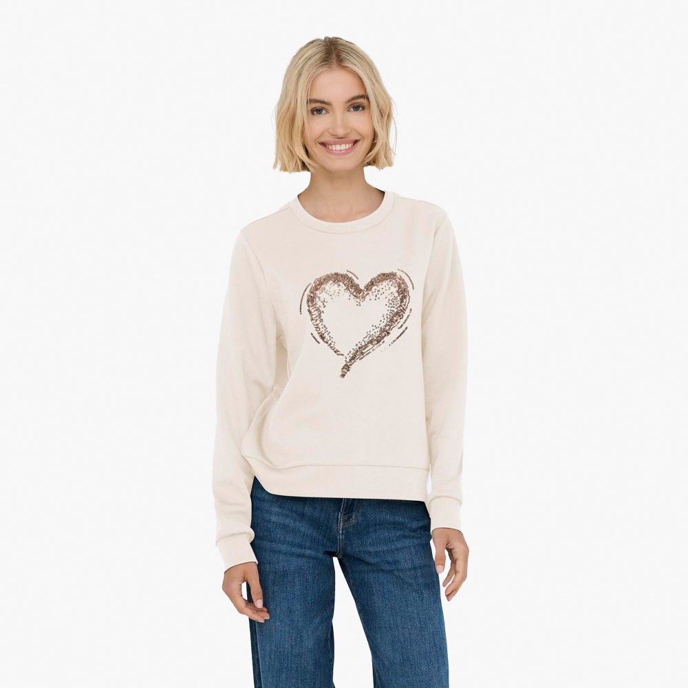 Sweatshirt ONLMARCY Only Cloud Dancer 0