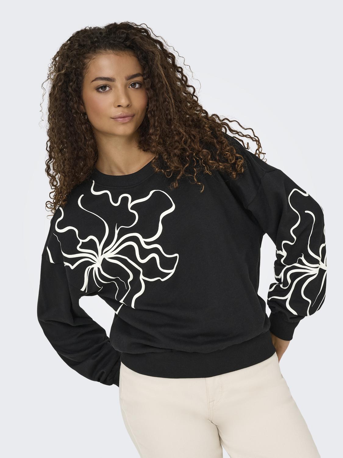 Sweatshirt ONLODESSA Only Black 2