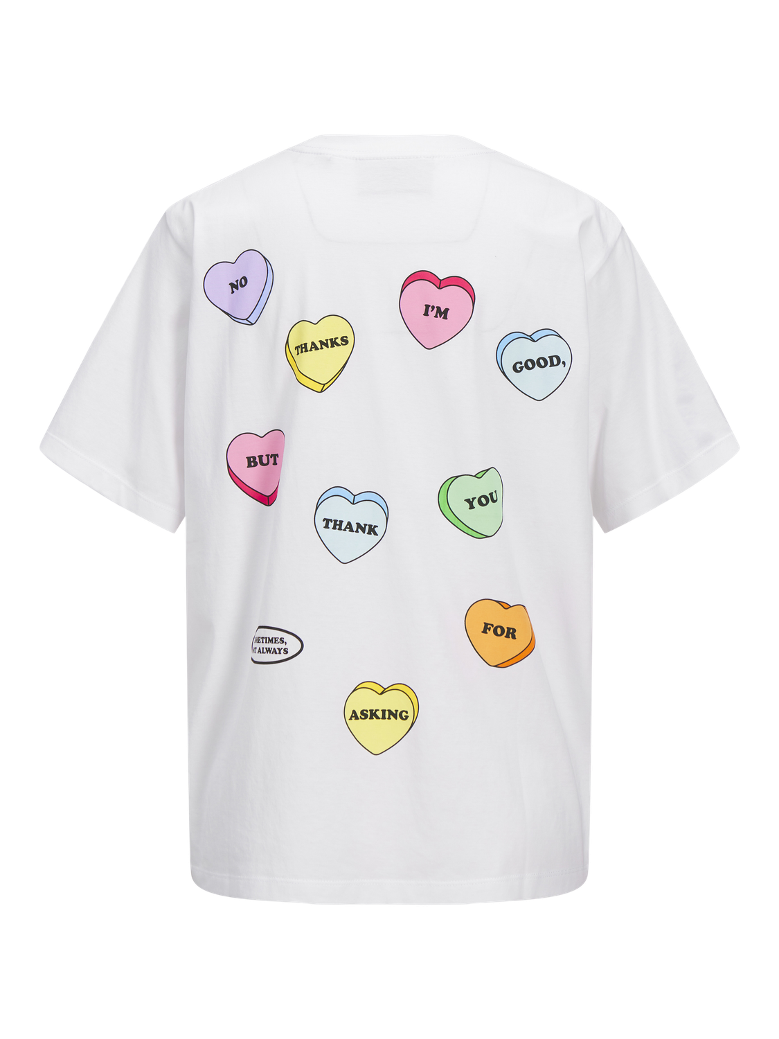 T-shirt JXFRIENDLY JJXX Bright White Hearts 2