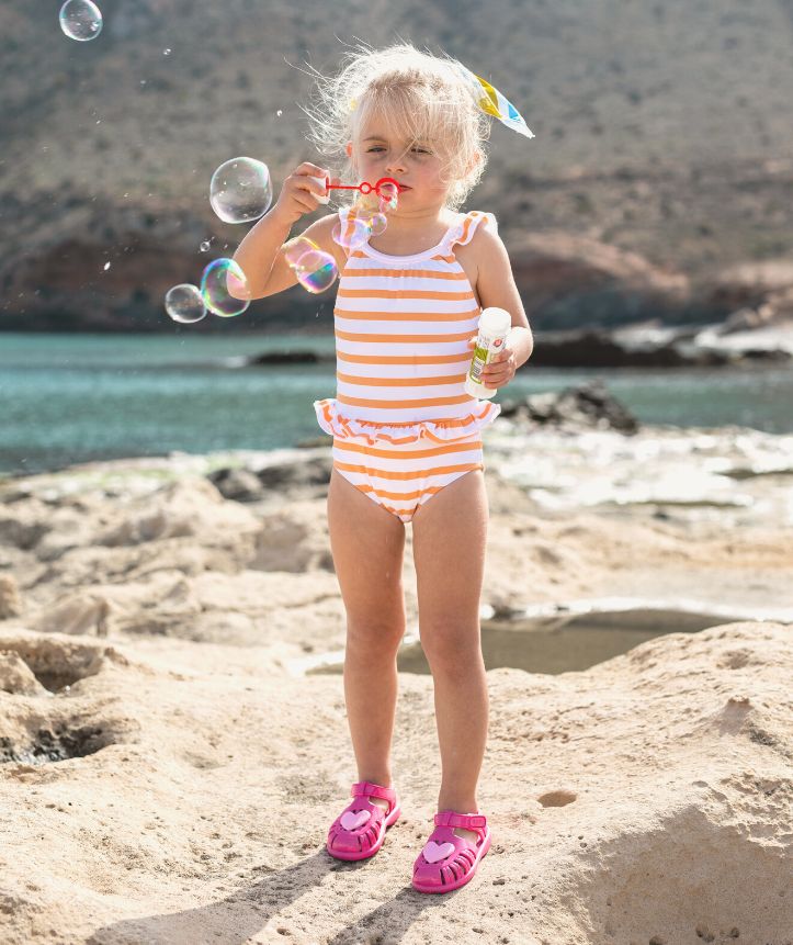 Sandália TOBBY GLOSSY Igor Love Fucsia  2