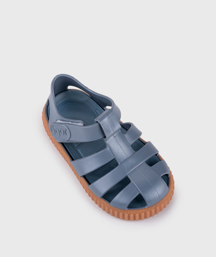 Sandália NICO CARAMELO Igor Azul 2