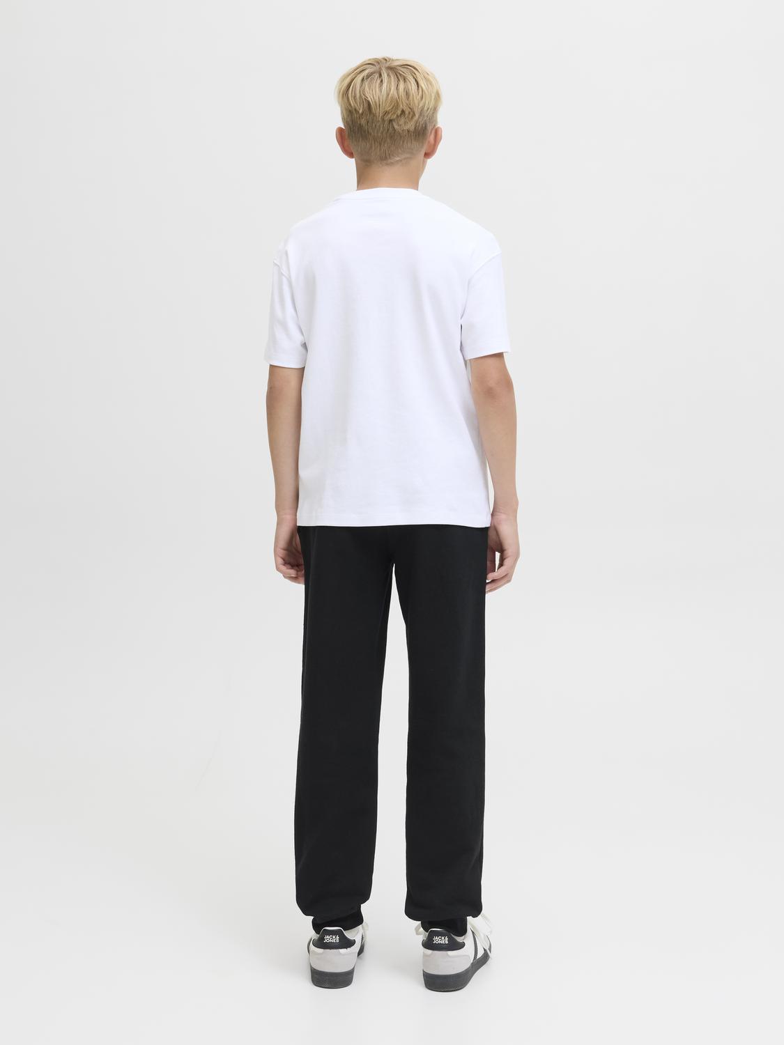 Calça JPSTGORDON Jack&Jones Júnior Black 5