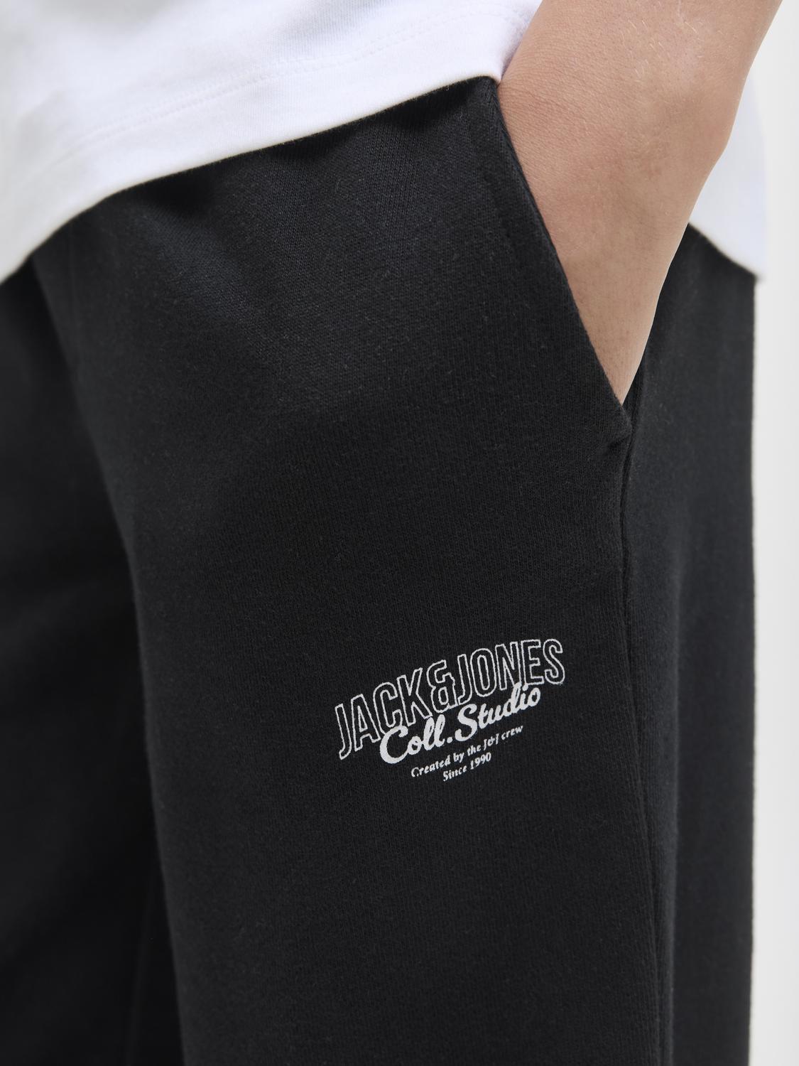 Calça JPSTGORDON Jack&Jones Júnior Black 2