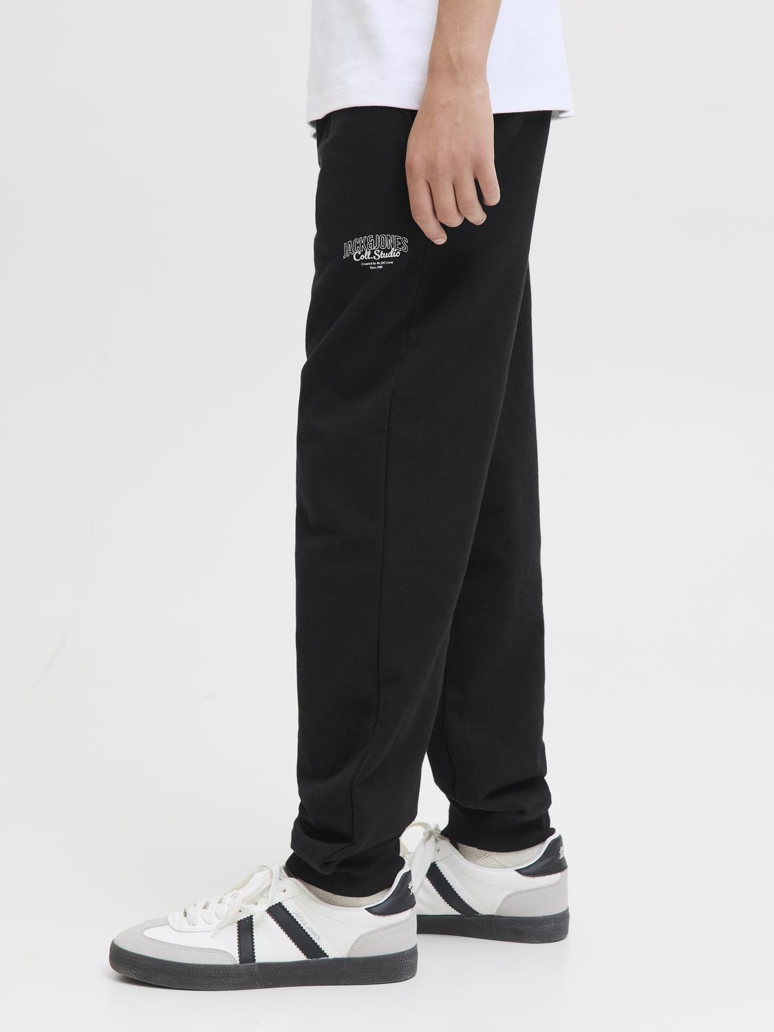 Calça JPSTGORDON Jack&Jones Júnior Black 1